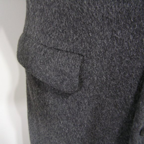 SISLEY ITALIAN WOOL TOP COAT OVER COAT EU 50 US 42 - Picture 4 of 12